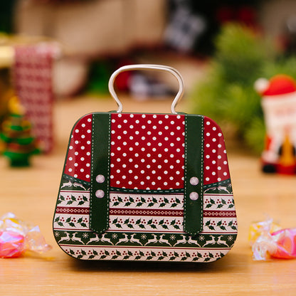 Christmas Candy Box Tinplate Handbag