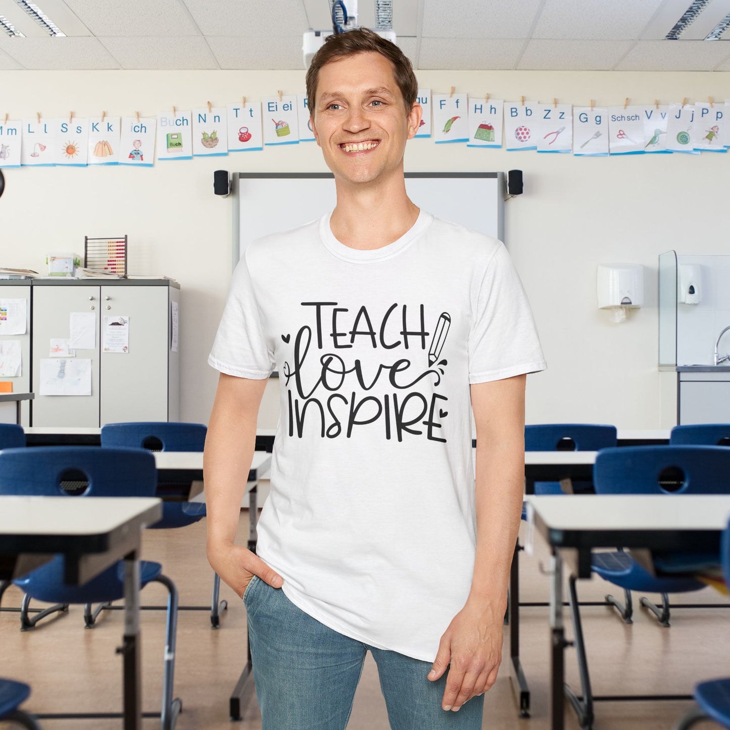 Teach Love Inspire Adult T-shirt