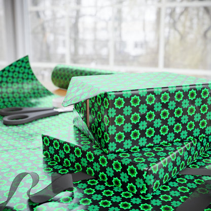Clover Bloom Burst Wrapping Paper