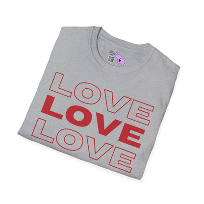 Love x4 Adult T-shirt