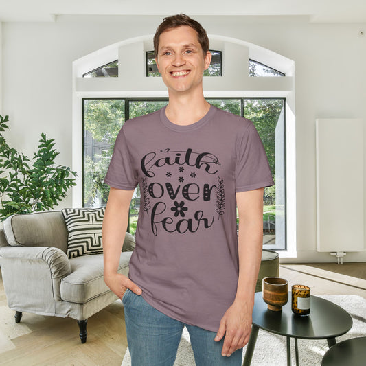 Faith Over Fear Adult T-shirt