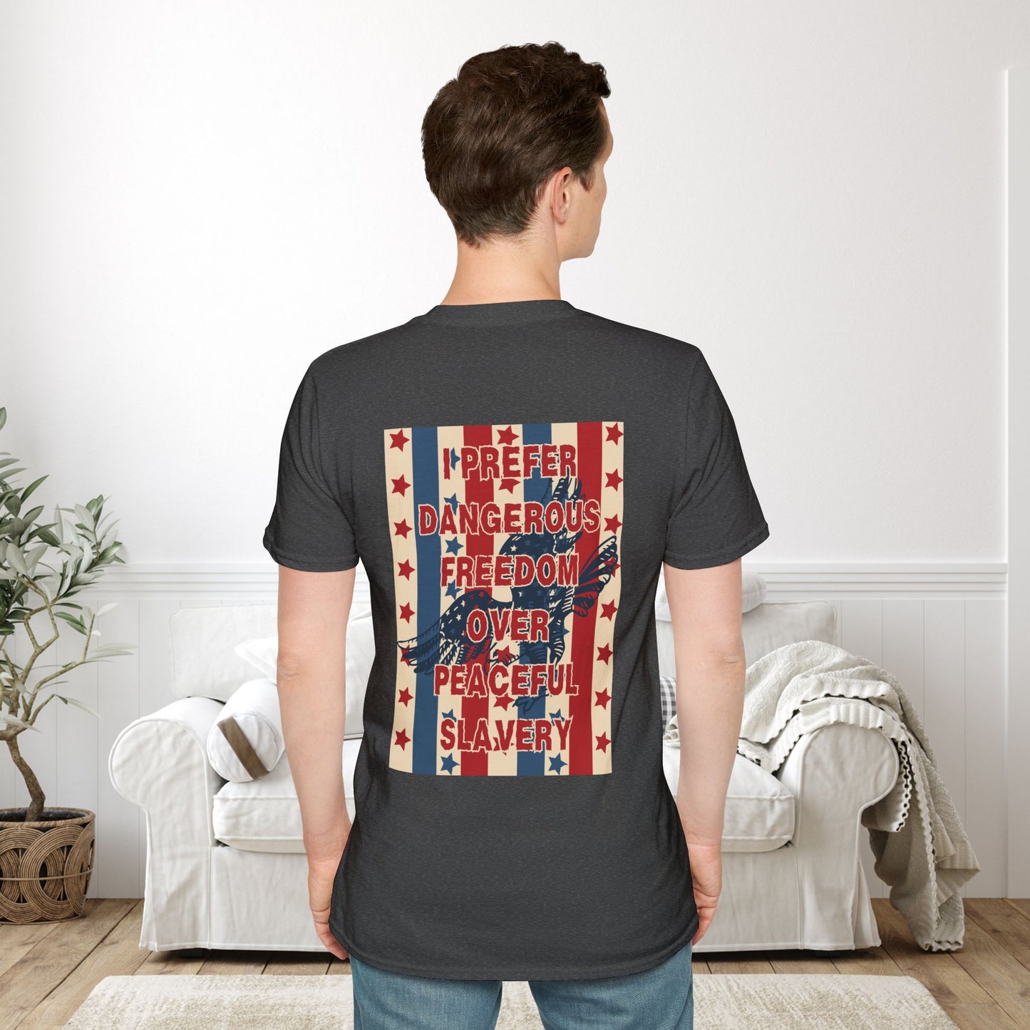 Freedom Over Slavery Adult T-shirt