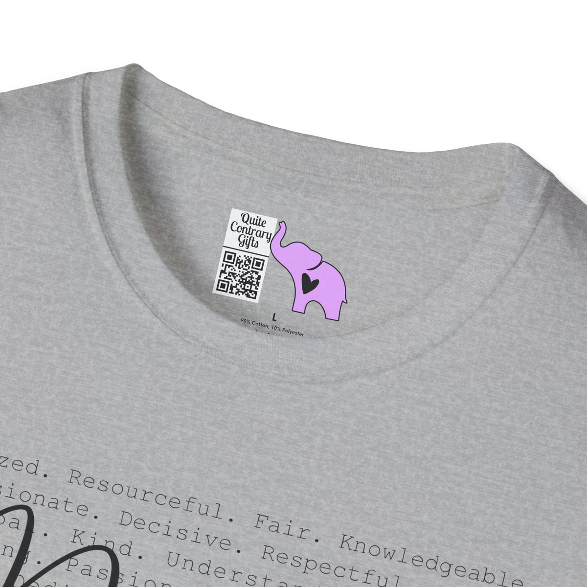 Principal (Descriptive Words) Adult T-shirt