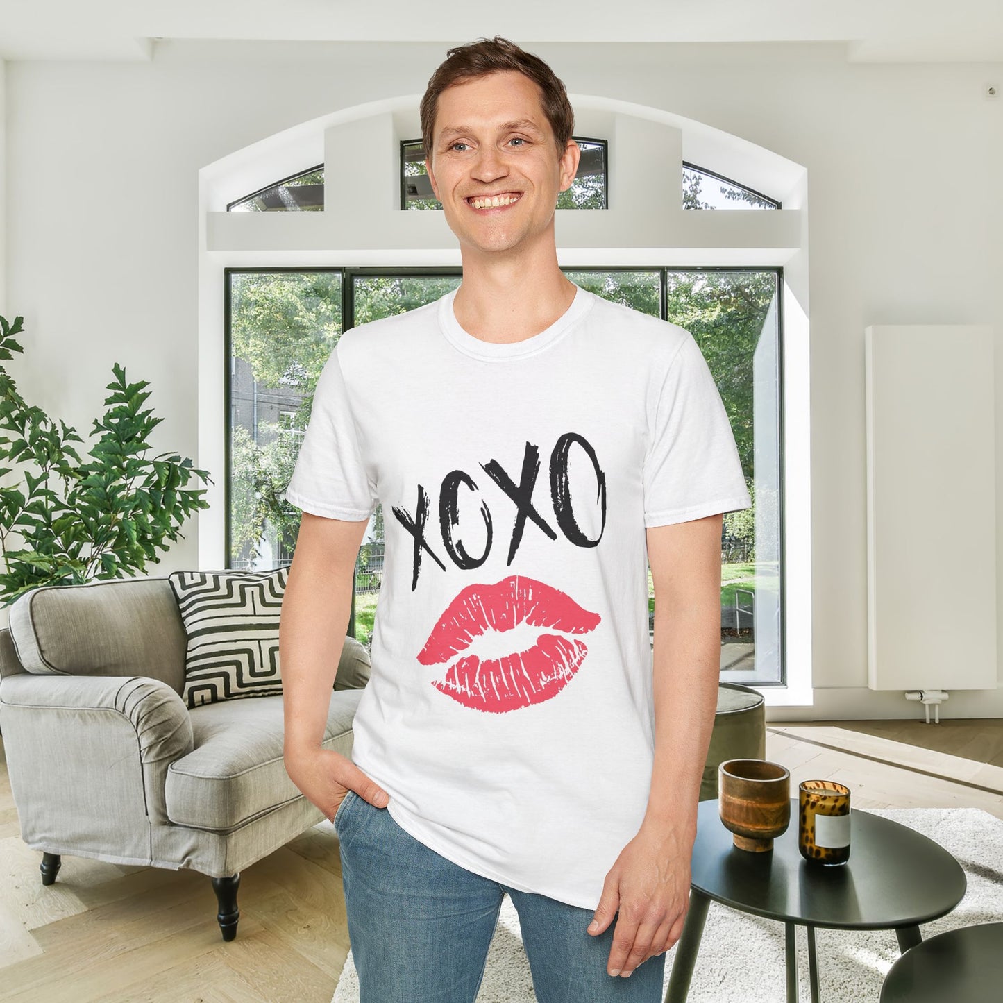 XOXO Lips Adult Unisex Tshirt