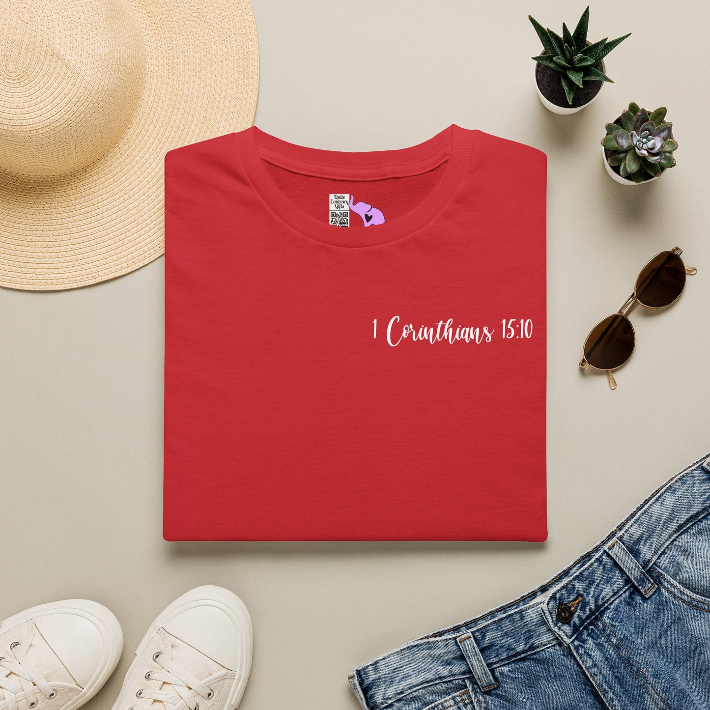 ""Try Jesus Not Me 1 Corinthians 15:10 Adult T-shirt