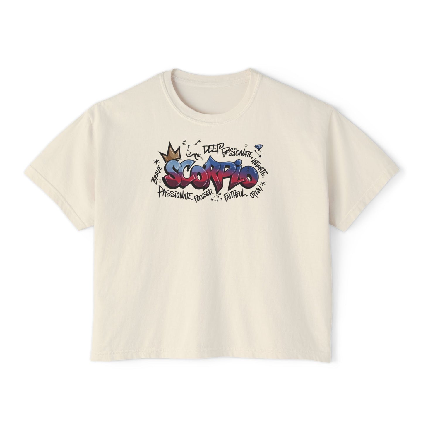 Scorpio Street Art Women's Boxy Tee