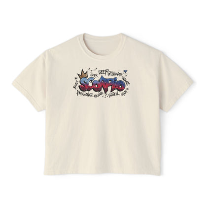 Scorpio Street Art Women's Boxy Tee