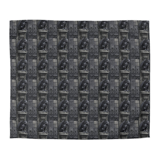 Gargoyle Vigil Microfiber Duvet Cover