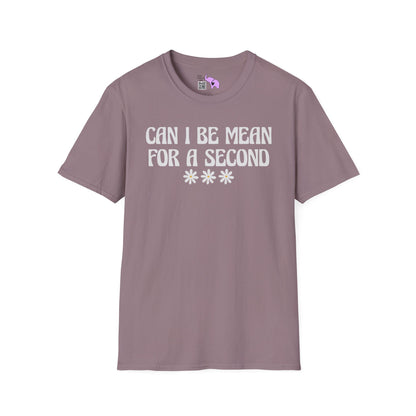 Can I Be Mean For A Second Adult T-shirt