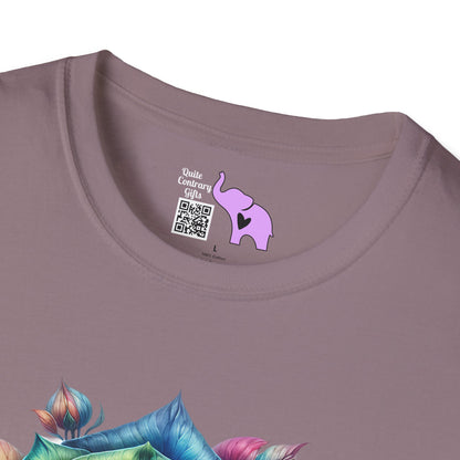 Colorful Rose Adult T-shirt