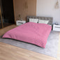 Rosy Star Garden Microfiber Duvet Cover