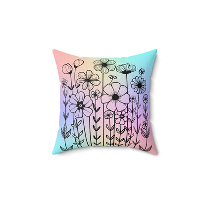 Spring Bloom Throw Pillow