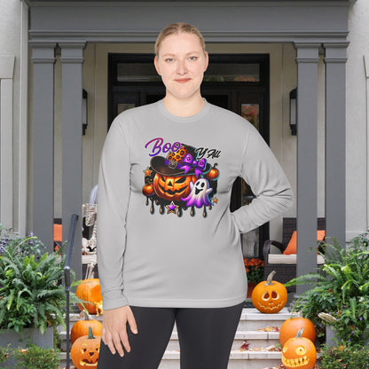 Boo Y'all Adult Long Sleeve Tee