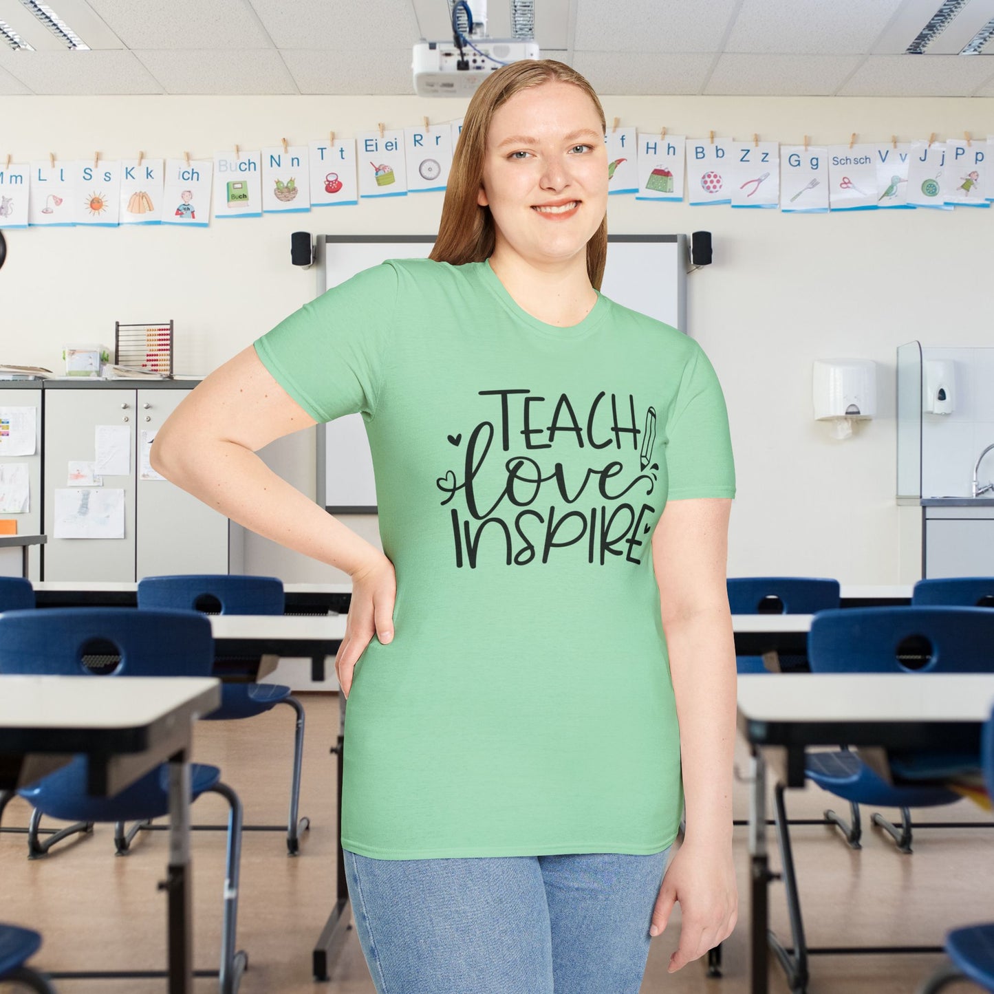 Teach Love Inspire Adult T-shirt