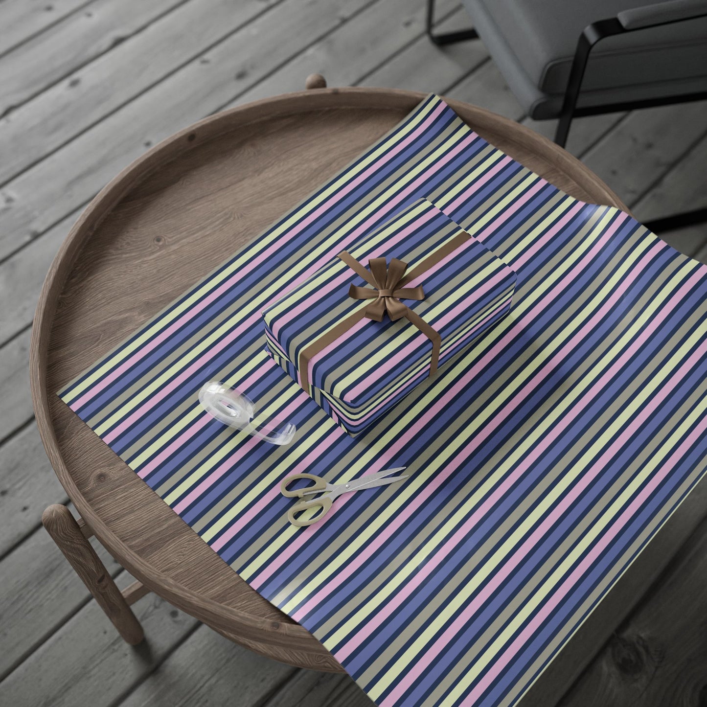 Earthy Stripes Wrapping Paper