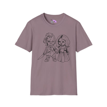Chucky with His Bride Adult T-shirt