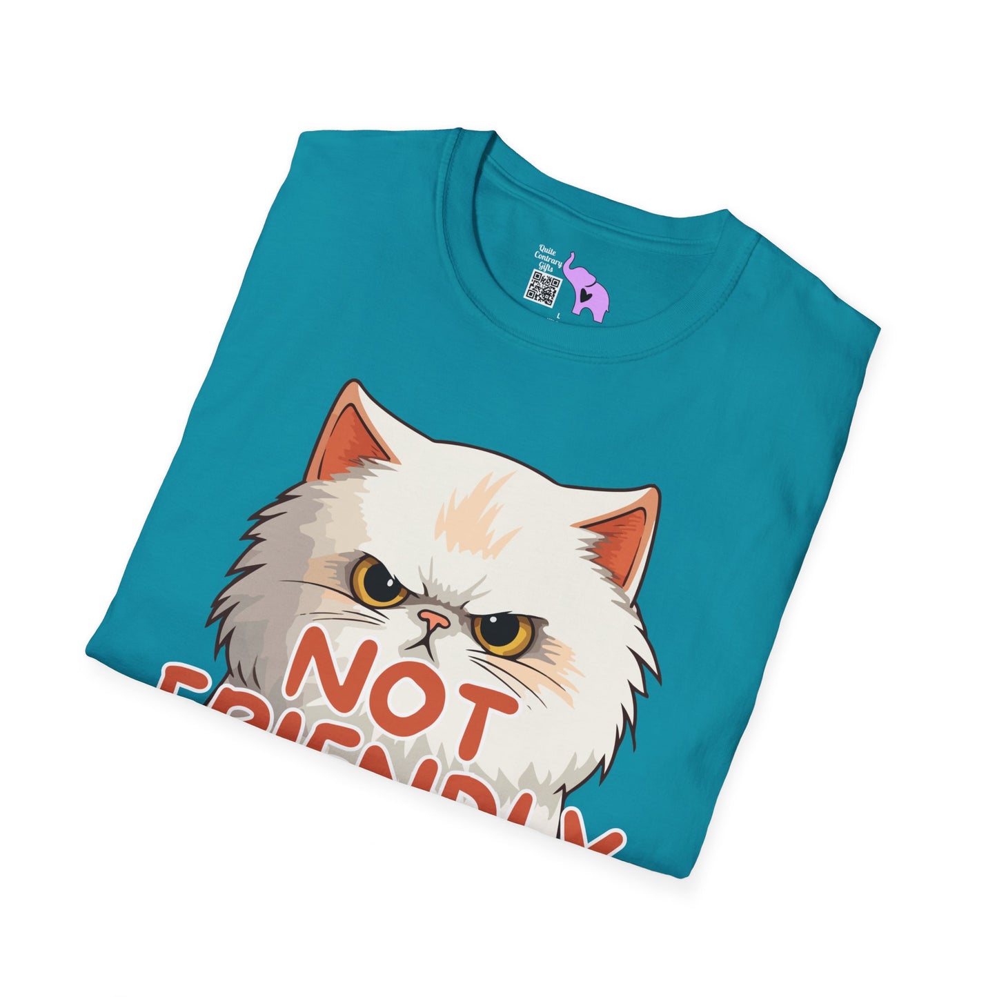 Not Friendly Do Not Touch Cat T-shirt