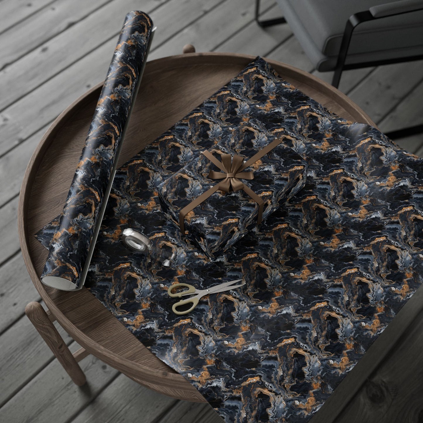 Moonspill Marble Wrapping Paper