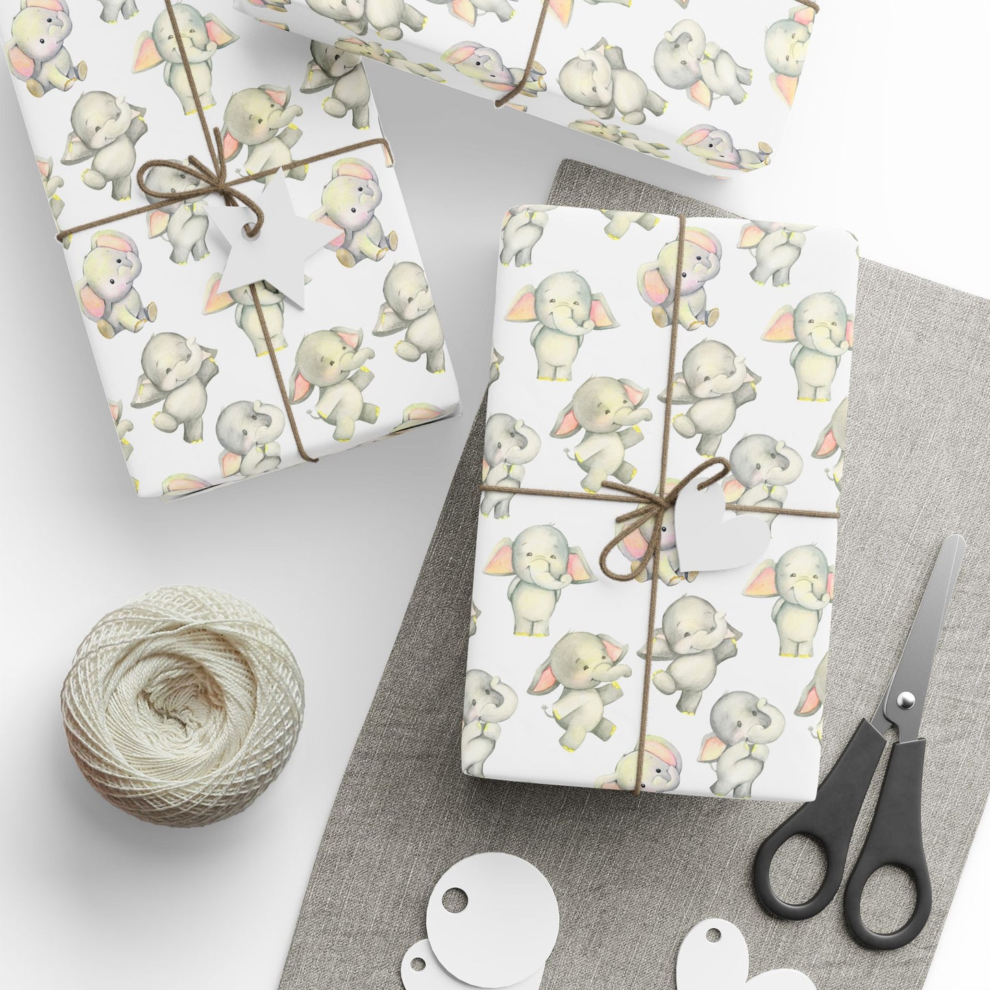 Dancing Elephants Wrapping Paper