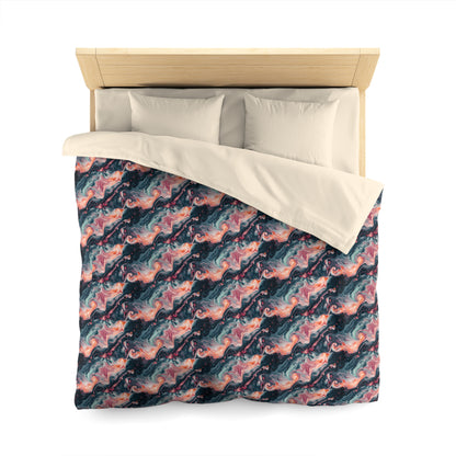 Pink Venom Marble Microfiber Duvet Cover