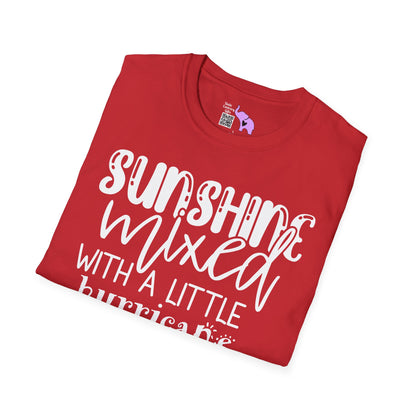 Sunshine Mixed With A Little Hurricane Adult T-shirt