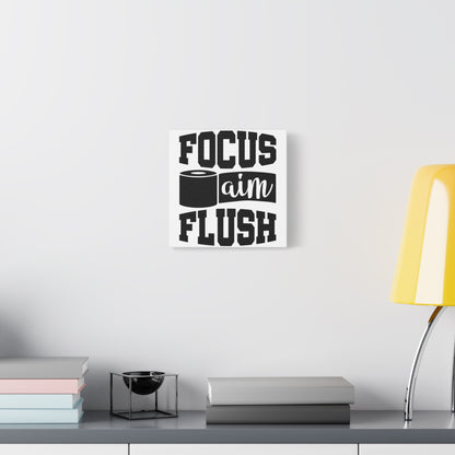 Focus Aim Flush Canvas Art