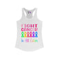 Fight Cancer in All Colors 21 Women's Ideal Racerback Tank