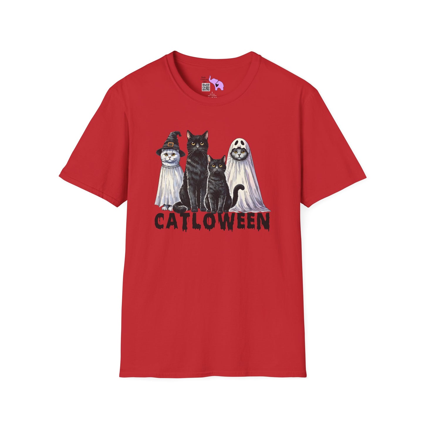 Catloween Adult T-shirt