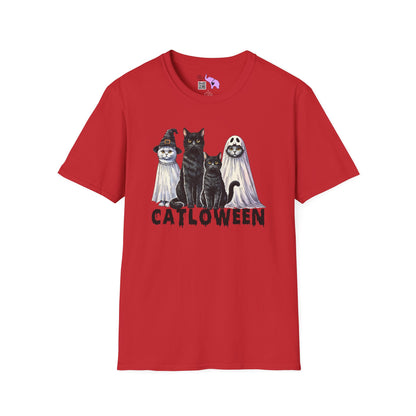 Catloween Adult T-shirt