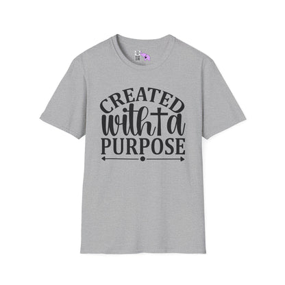 Created With A Purpose (3) Adult T-shirt