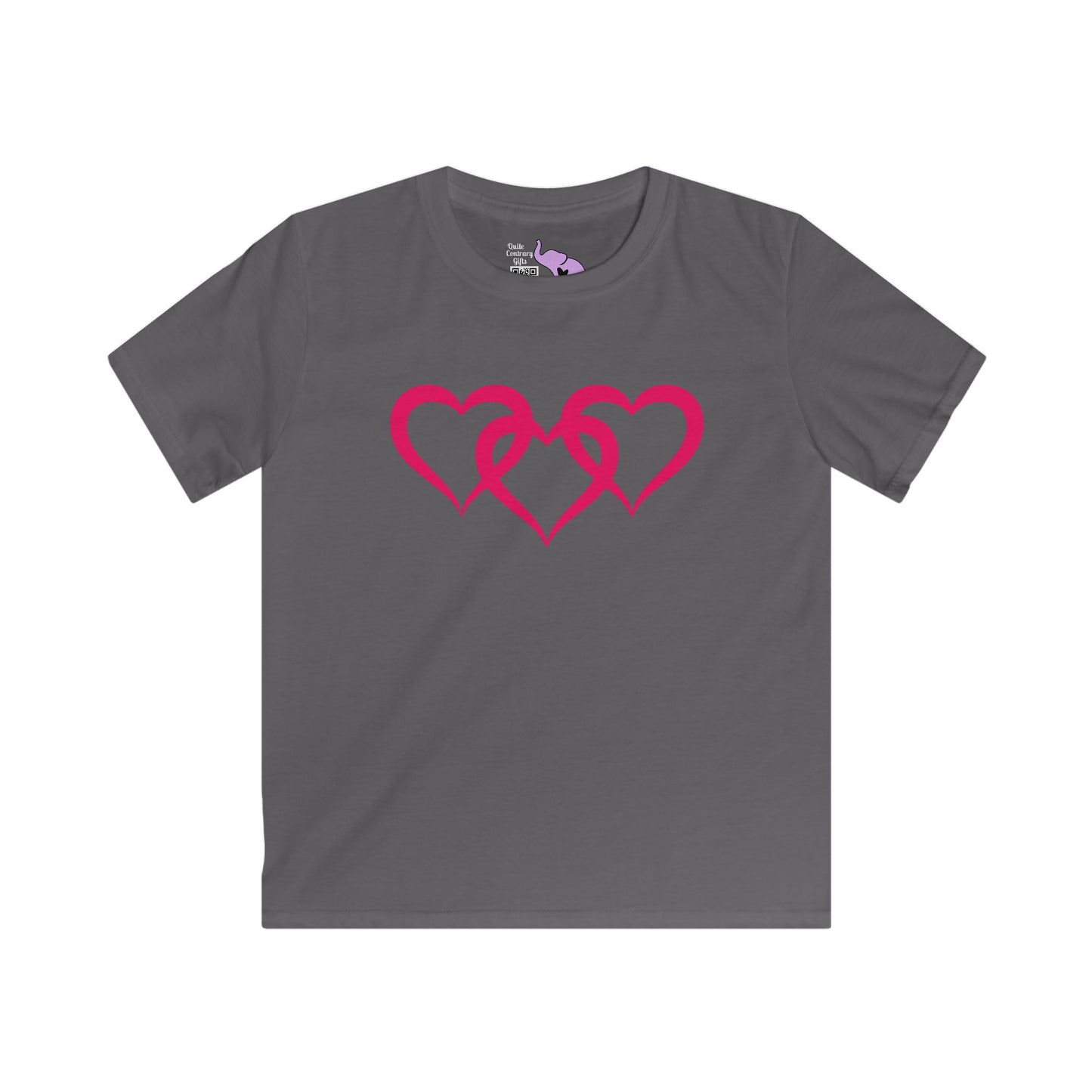 Triplet Heart Youth Softstyle Tee