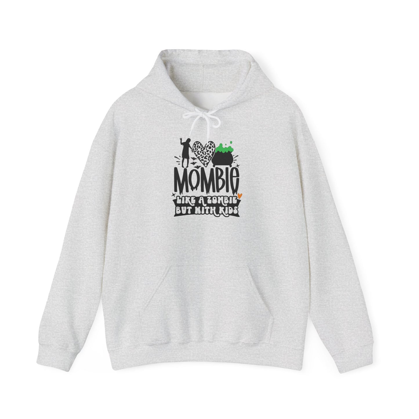 Mombie Like A Zombie But With Kids Heavy Blend™ Hooded Sweatshirt
