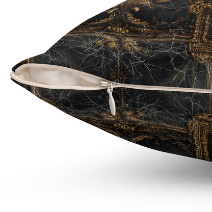 Ruined Elegance Throw Pillow