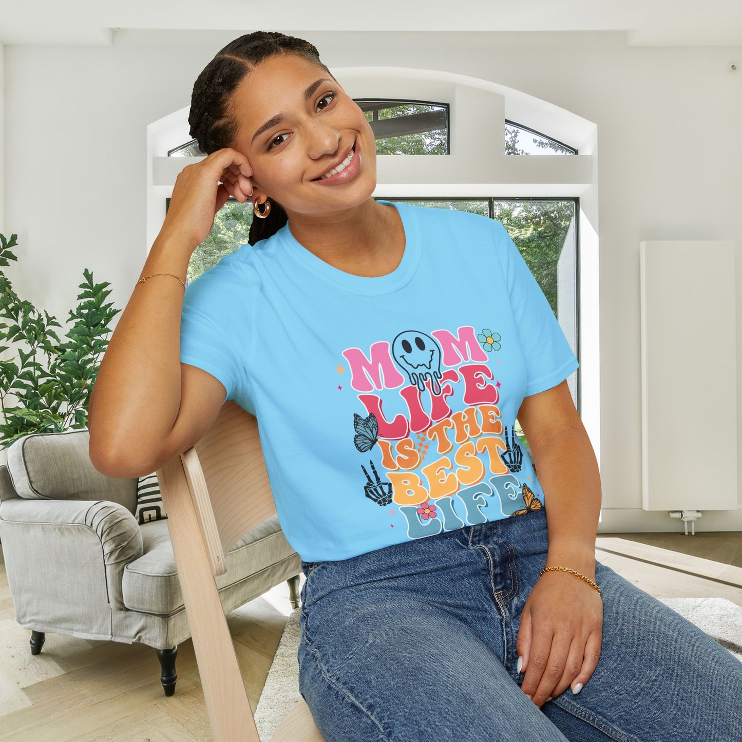 Mom Life Is the Best Life Adult T-shirt