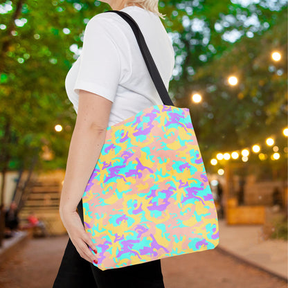 Dreamsicle Camo Canvas Tote Bag