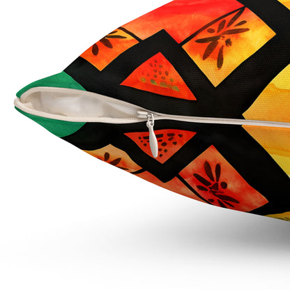 Freedom Flame Throw Pillow