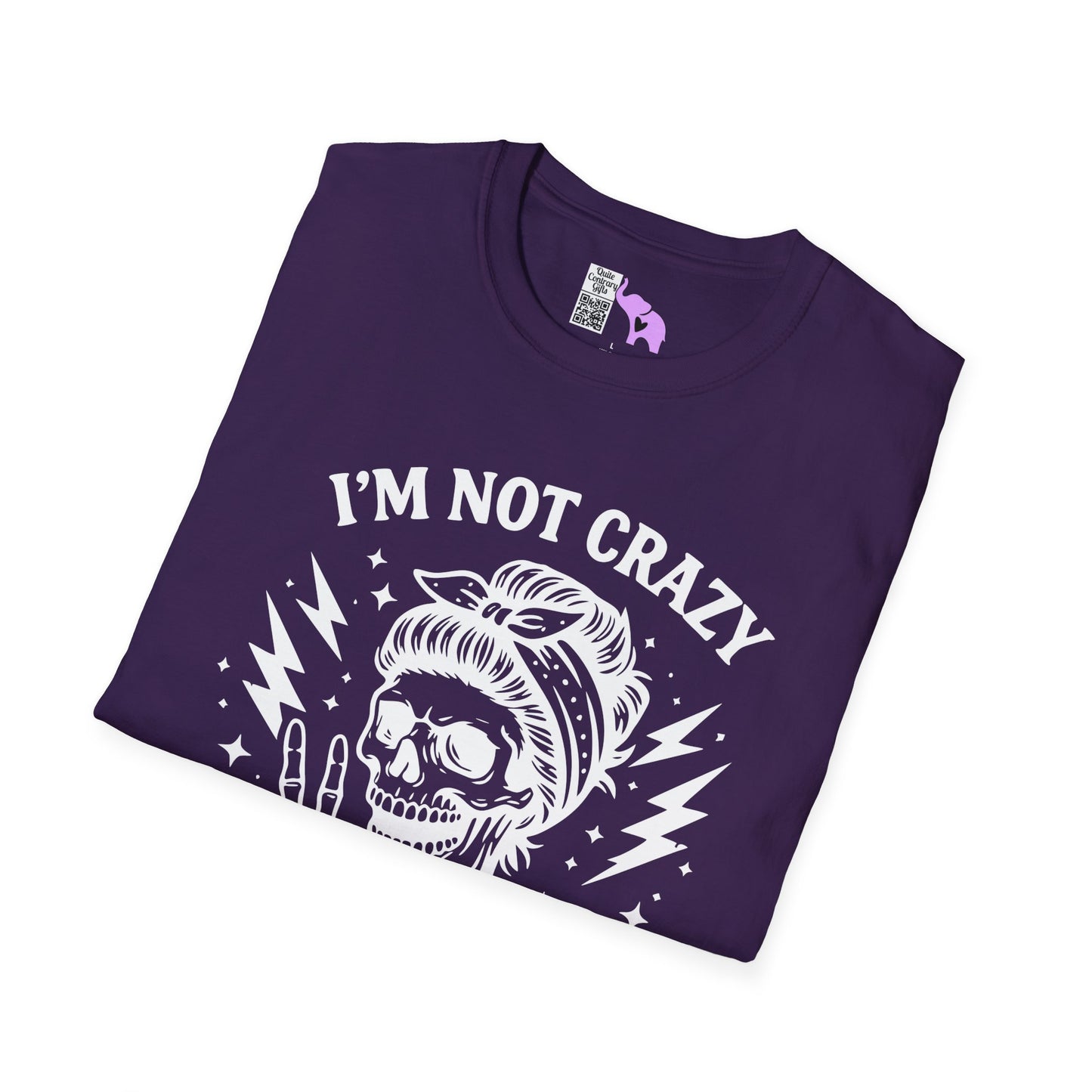 I'm Not Crazy I'm Spicy Adult T-shirt