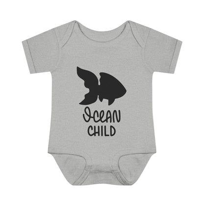 Ocean Child Infant Baby Rib Bodysuit