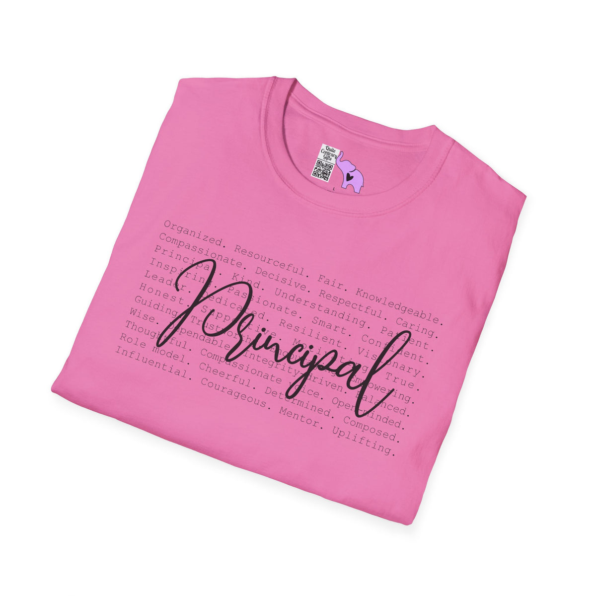 Principal (Descriptive Words) Adult T-shirt