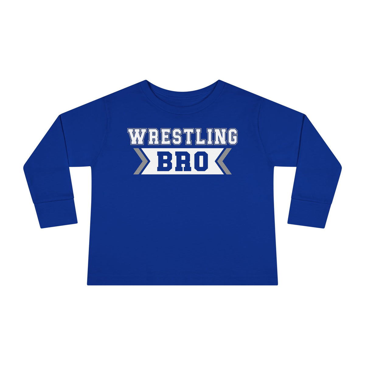 Wrestling Bro Toddler Long Sleeve Tee