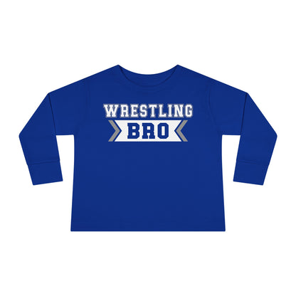 Wrestling Bro Toddler Long Sleeve Tee