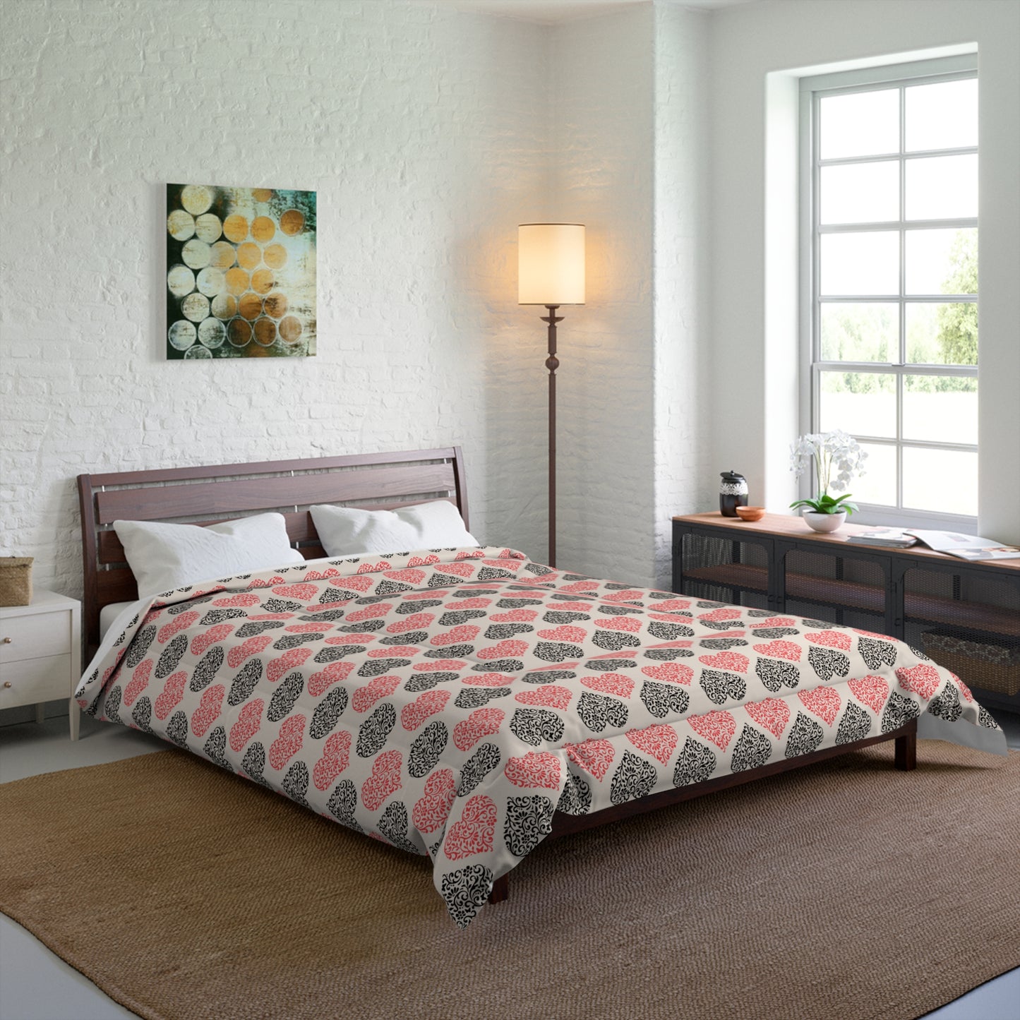 Rustic Hearts Comforter