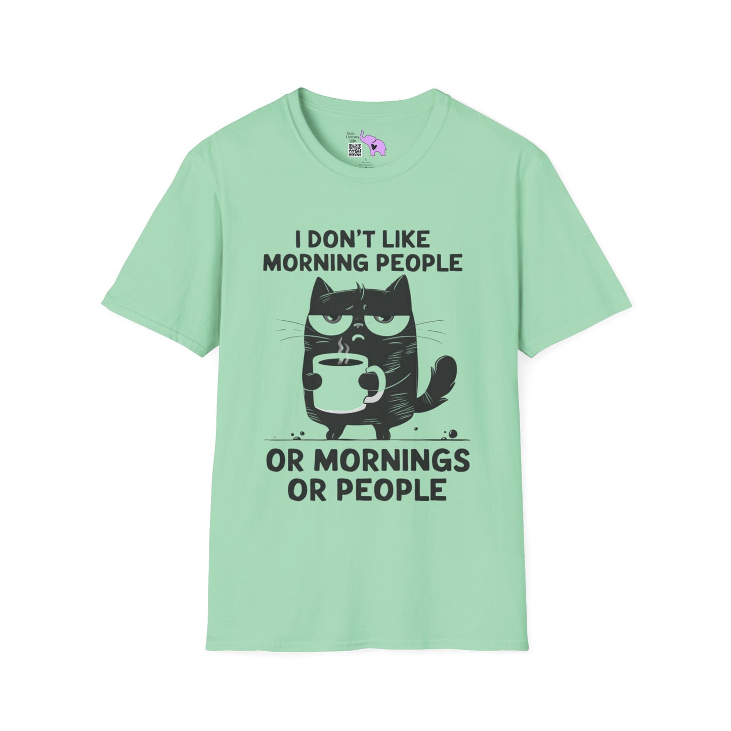 I Don't Like Morning People Or Mornings Or People Adult T-shirt