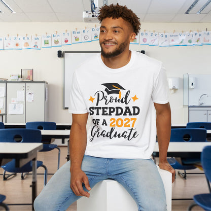 Proud Stepdad of a 2027 Graduate Adult T-shirt