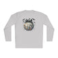 Disco Silver Pumpkin Adult Long Sleeve Tee