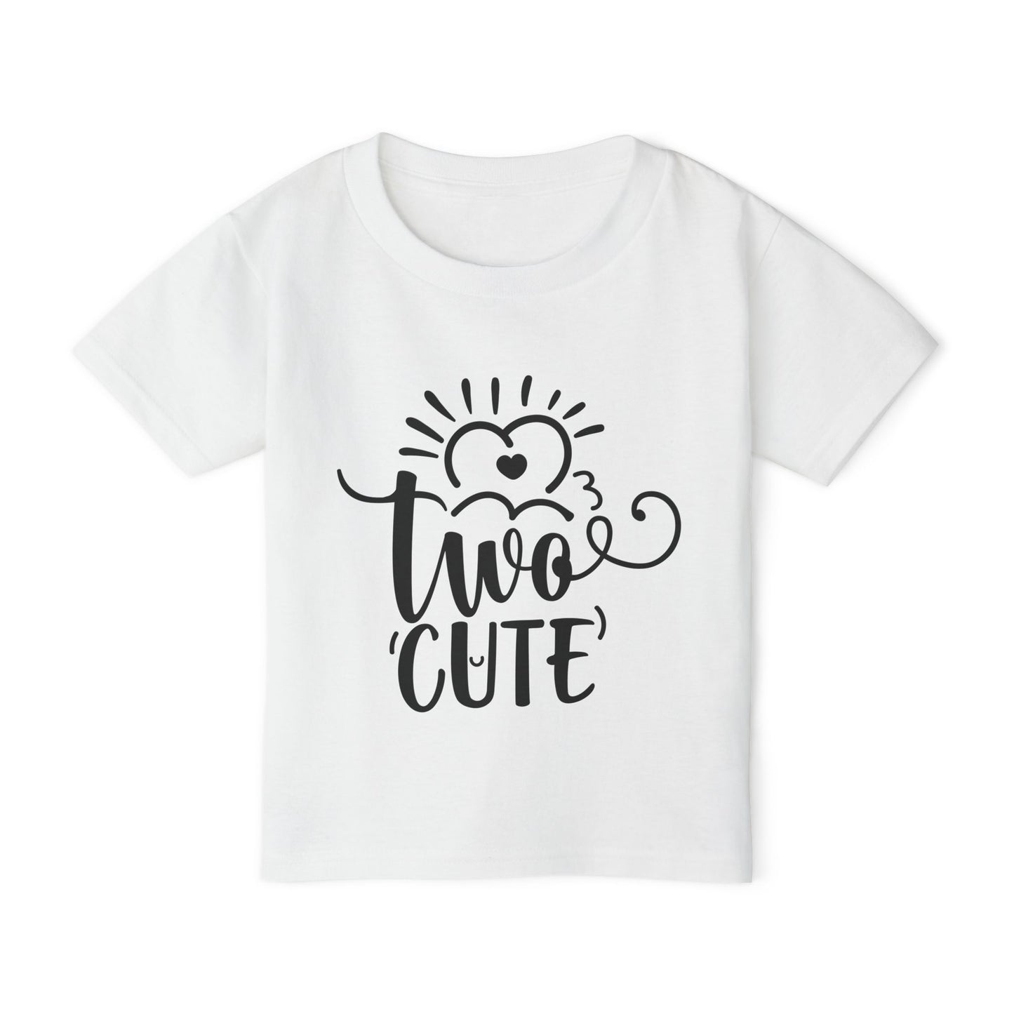 Two Cute Heavy Cotton™ Toddler T-shirt
