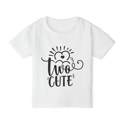 Two Cute Heavy Cotton™ Toddler T-shirt
