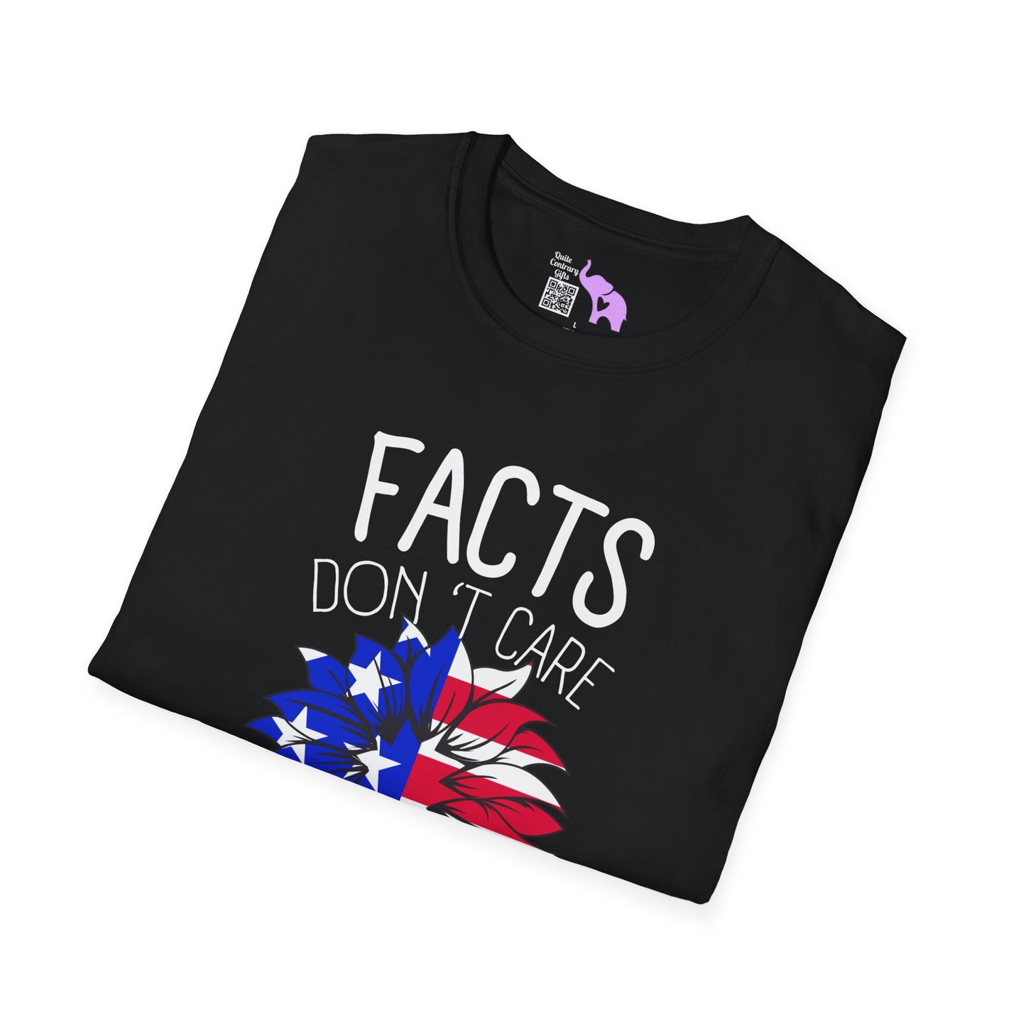 Facts Don't Care About Your Feelings American Flag Adult T-shirt
