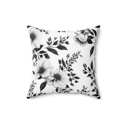 Garden Sketch Throw Pillow