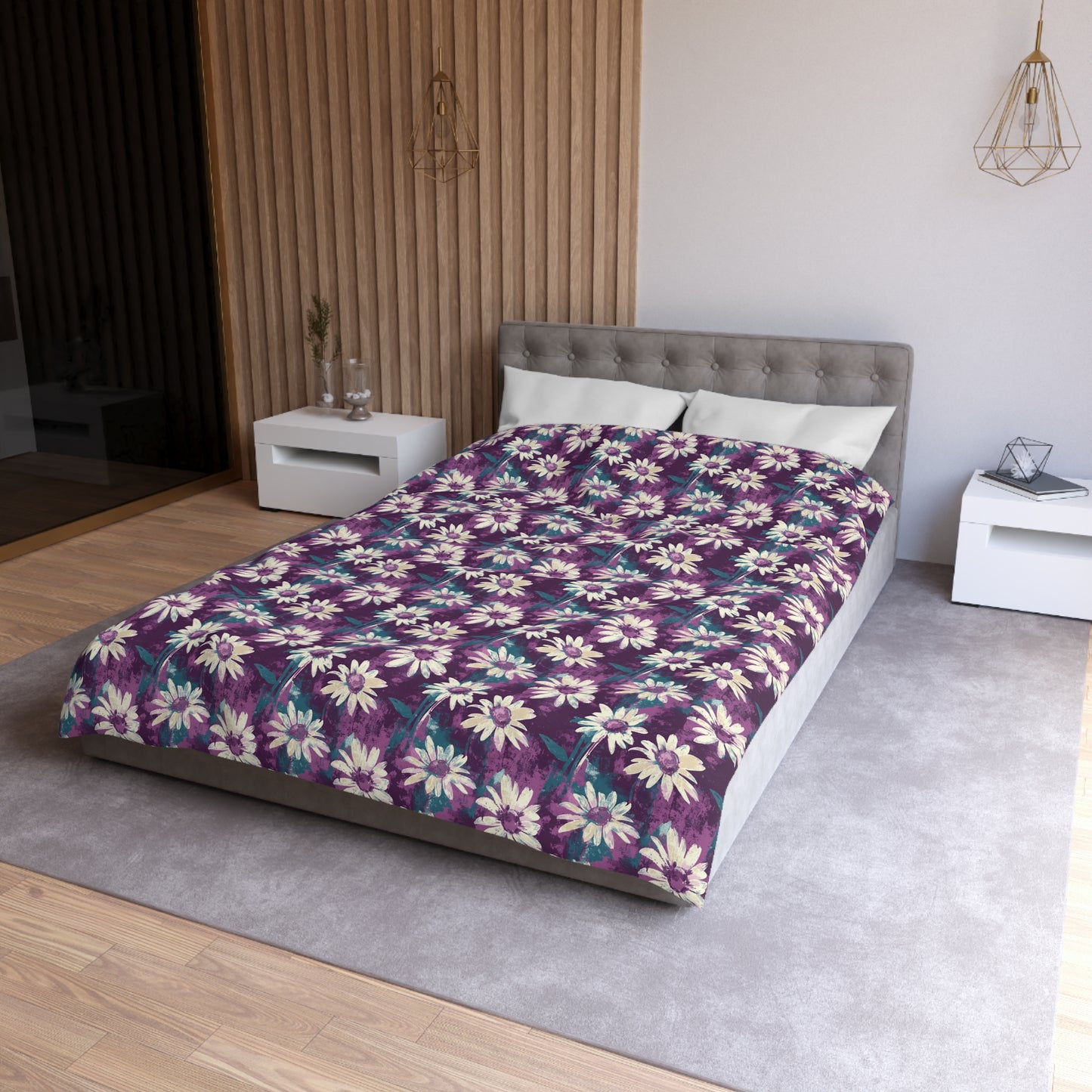 Twilight Daisy Meadow Duvet Bedding Set